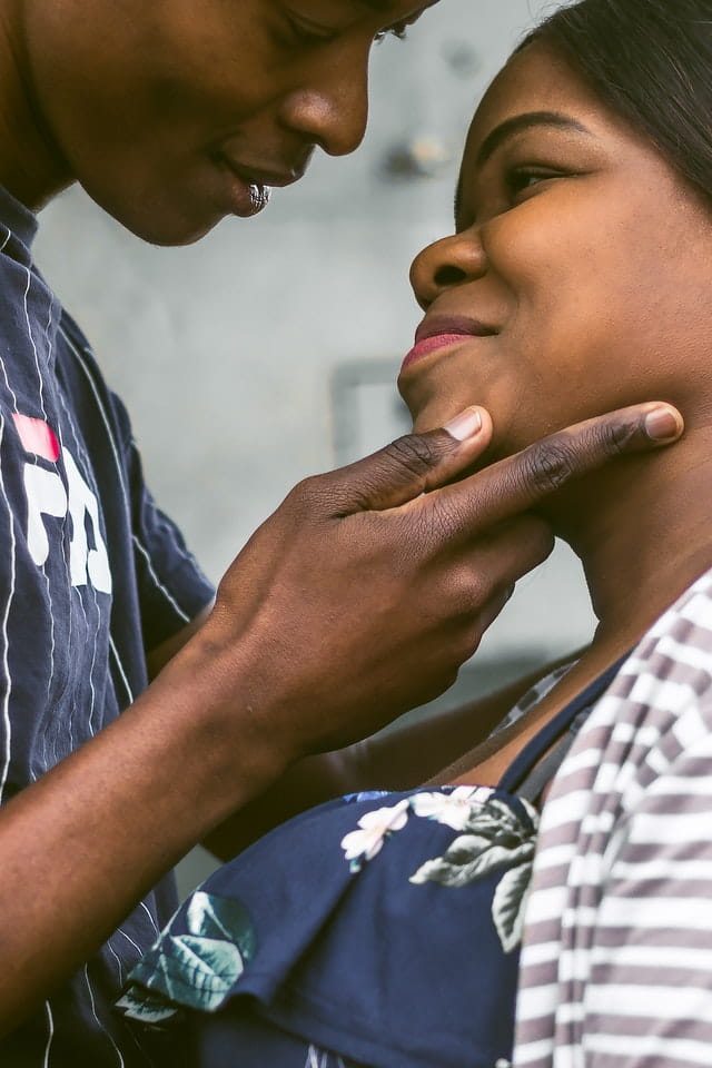 black couple dating